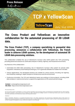 EN-Communiqué - Yellowscan
