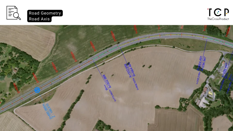 2022 09 Highway app reverse engineering landxml on google satellite legend 960px